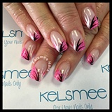 Glitterfrench With Nailart