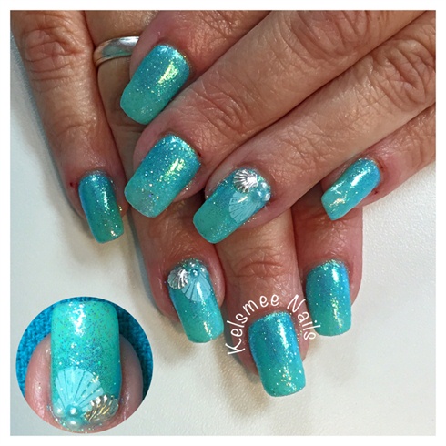 Glitterfading Turquoise 