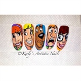 Scooby-Doo, Where are you!! Nail Art
