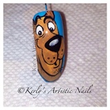Scooby-Doo Nail Art Design