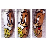 Jerry Mouse - Tom and Jerry Nail Art
