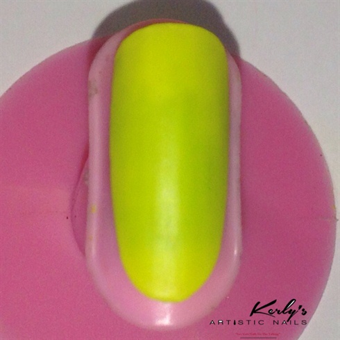 Polish nail in a color of your choice - it doesn't have to be neon yellow. Be Creative