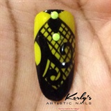 Laced&quot; Step by Step Nail Art Design
