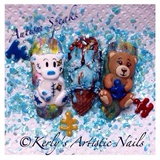 Autism Inspired 3d Nail Art