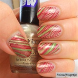 Christmas water marble