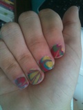 Water Marble Nails 