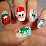 X-mas defined on 5 nails!