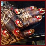 Indian Wedding nail art
