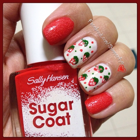 Strawberries with Textured polish