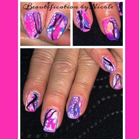 Marbled Nails 