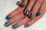 Two tones green Ombre