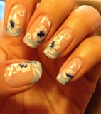 Love this design on ny nails