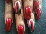 Black &amp; Red Feathers