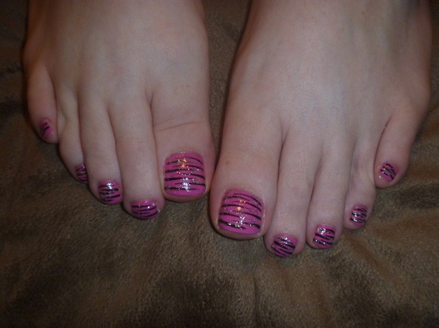 Shellac pink zebra