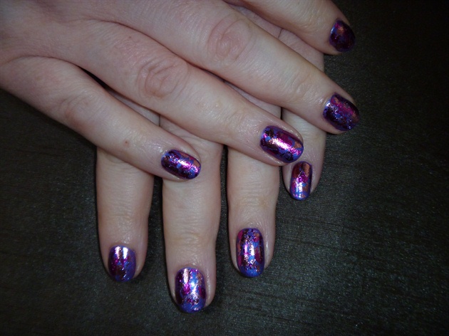 Shellac with foil