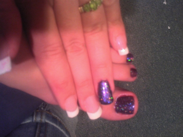 Shellac french and purple