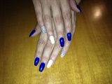 Royal Blue With Nude