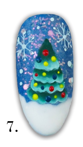 add colorful dots to the tree