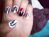 Airforce inspired nails