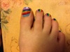 rainbow toes