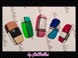 Colour Block Nails