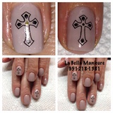 Gothic Crosses On CND Shellac