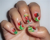 Tulips nails