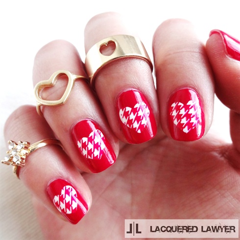 Houndstooth Hearts