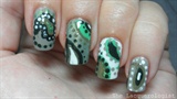 Green Paisley Nails