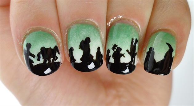 Lord of the Rings Nail Art; Fellowship