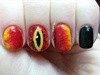 Lord of the Rings Nail Art: Sauron