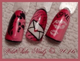 Valentine&#39;s Day Nail Art by WildSide Nai