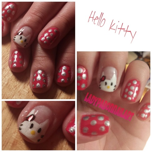 Hello Kitty with polka dots