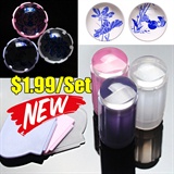 Clear Jelly Nail Art Stamper $1.99/Set
