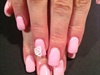 Pink Gel with 3d Flower