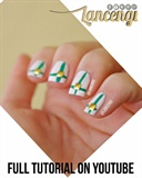 Easy Hand Painted Green &amp; Gold 