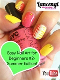 Summer Abstract Tiger Manicure