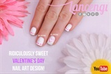 Flirty Pink Heart French Manicure 