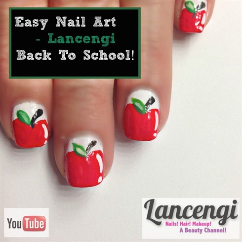 Back To School - Apple Nails 