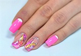 Cute pink nails