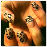 leopard print with bows