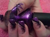 Purple Flicker Nails