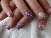 purple gel nails