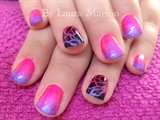 Fluo Pink And Violet#shade#