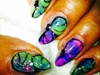 Brilliant Butterfly Acrylic Nails
