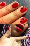 Red Leopard OPI Nails