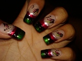 My African flag nails!