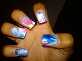 Water marble colors