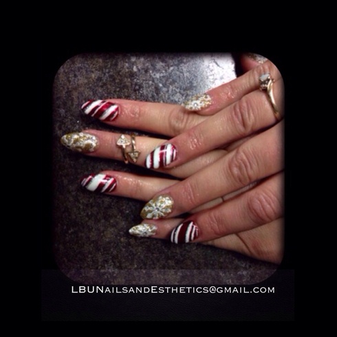 Candy Canes and Snowflakes