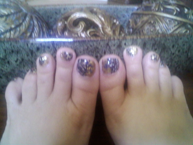 leopard inspired toes